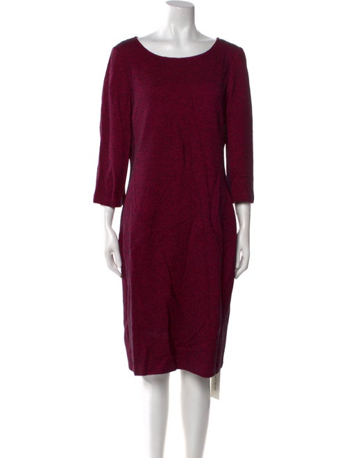 St. John Collection Wool Knee-Length Dress