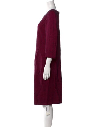 St. John Collection Wool Knee-Length Dress
