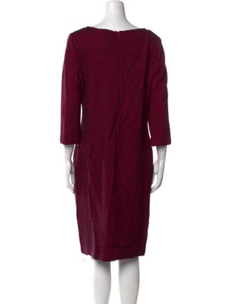 St. John Collection Wool Knee-Length Dress