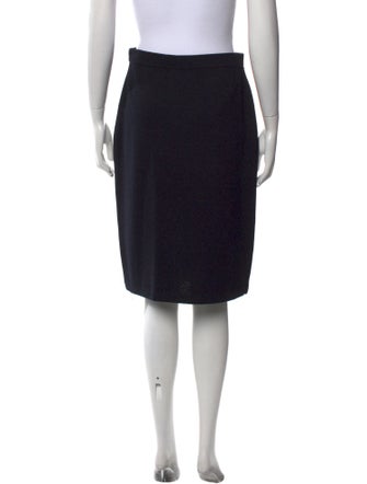 St. John Collection Wool Knee-Length Skirt