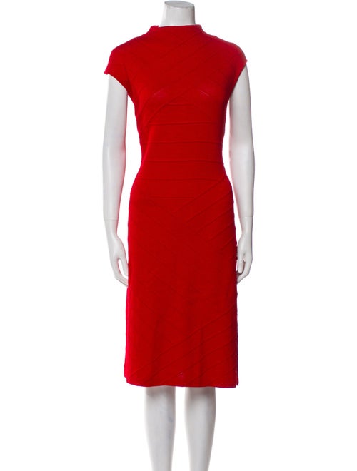 St. John Collection Wool Ruffle Embellishment Pant Set