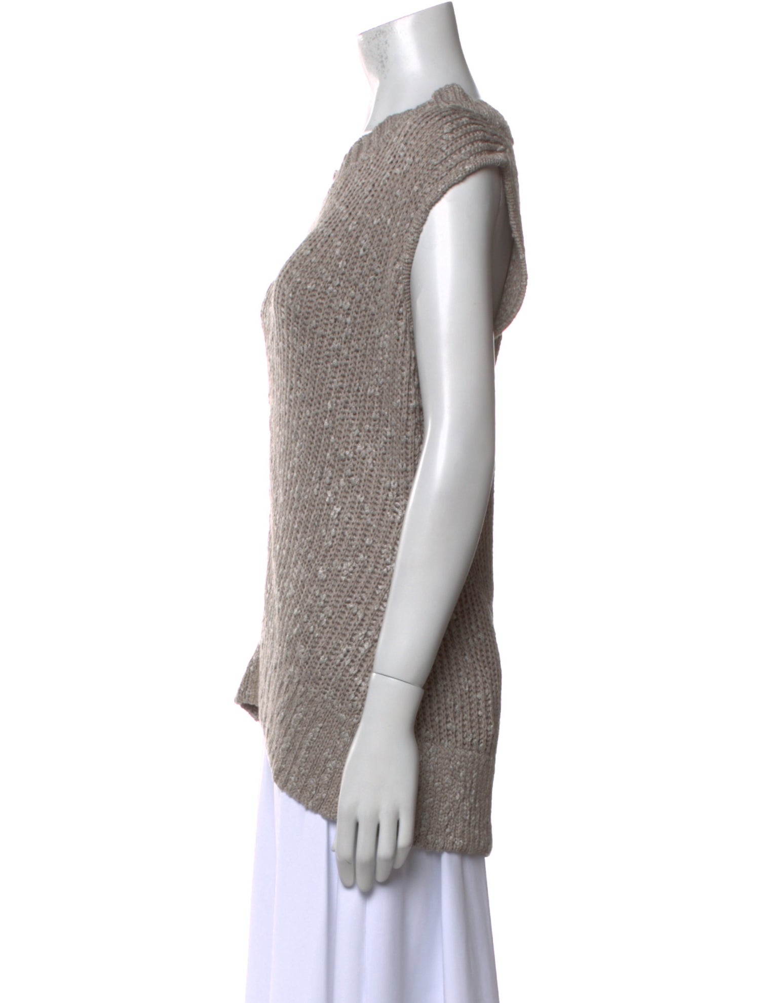 St. John Collection Bateau Neckline Short Sleeve Top