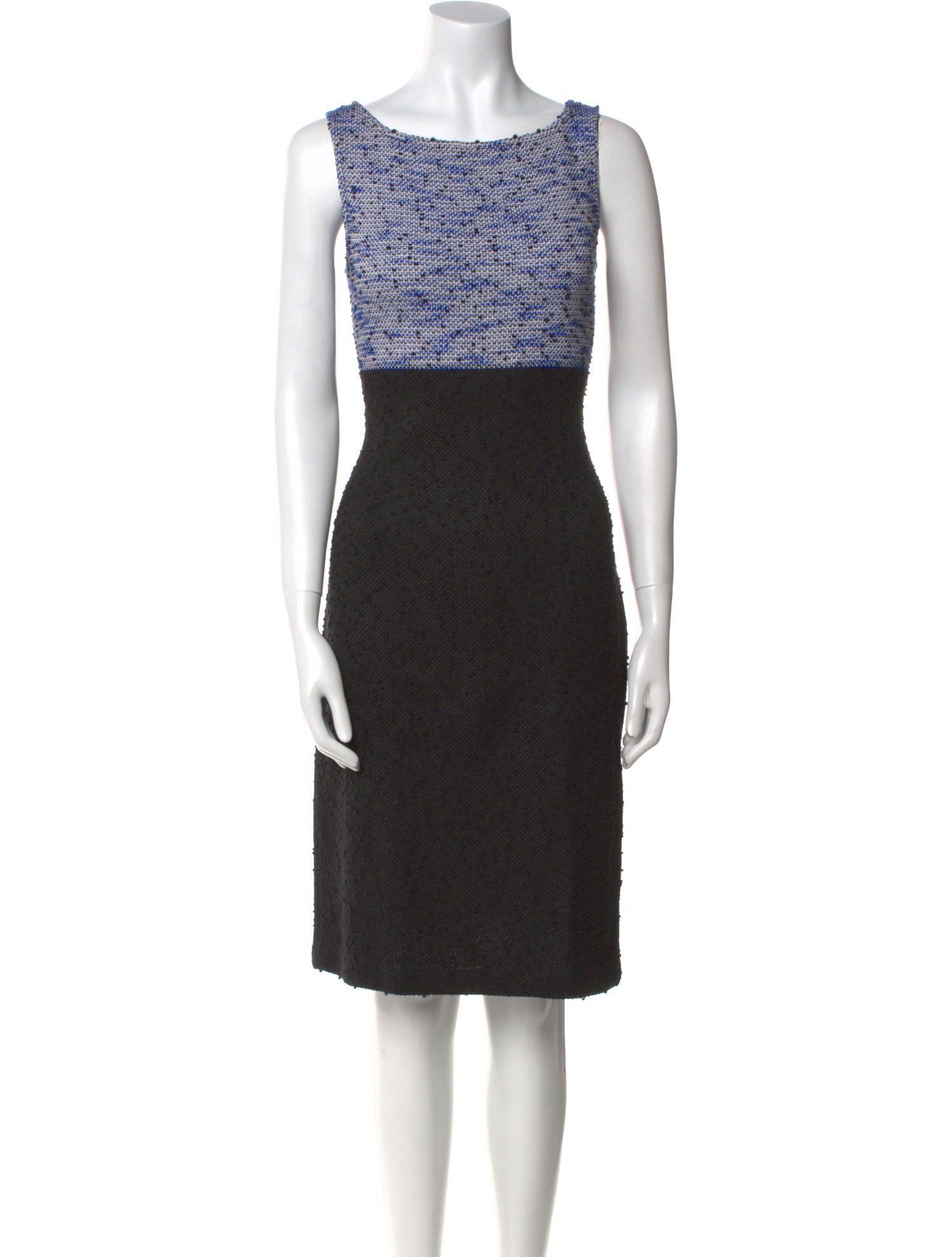 St. John Collection Lace Pattern Knee-Length Dress