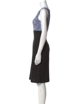 St. John Collection Lace Pattern Knee-Length Dress