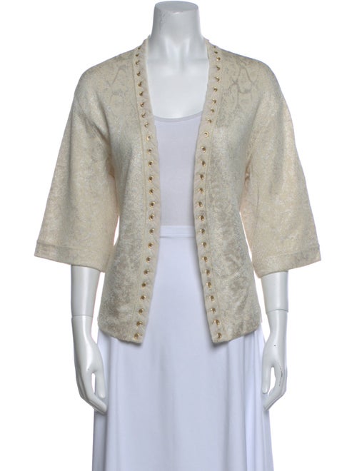 St. John Collection Open Front Sweater