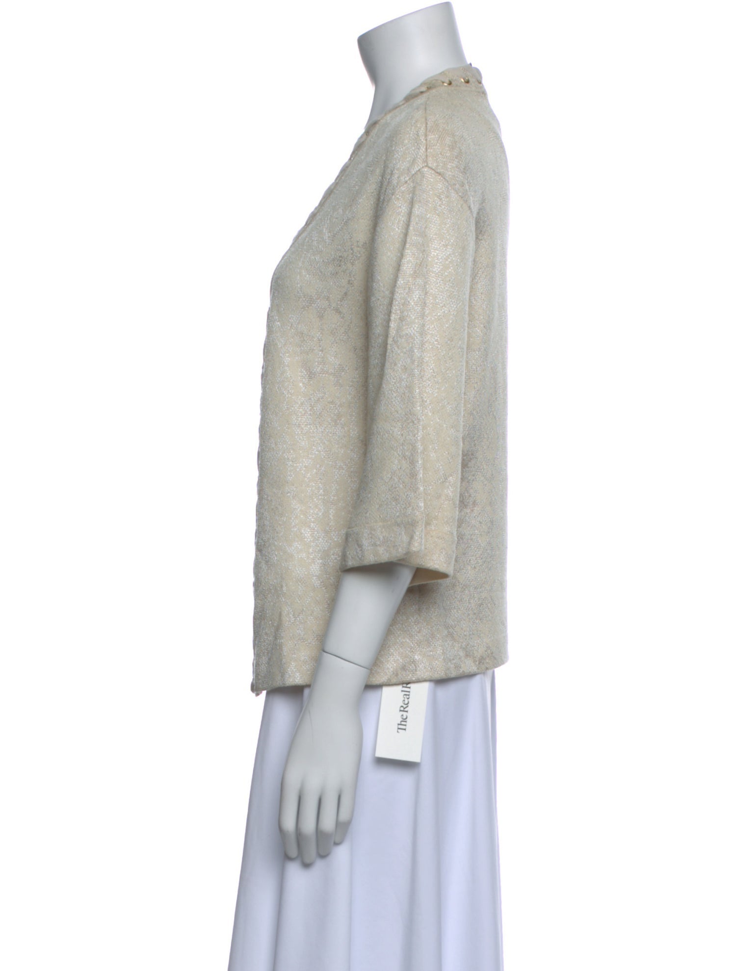 St. John Collection Open Front Sweater