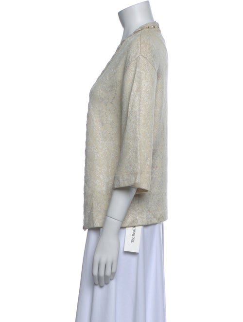 St. John Collection Open Front Sweater