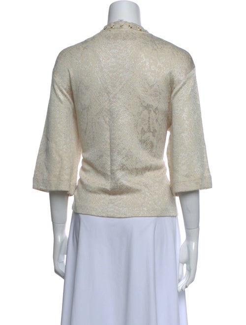 St. John Collection Open Front Sweater