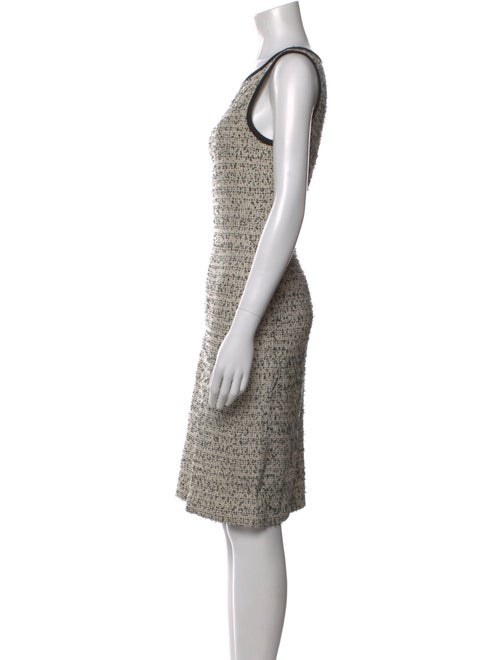 St. John Collection Bateau Neckline Knee-Length Dress