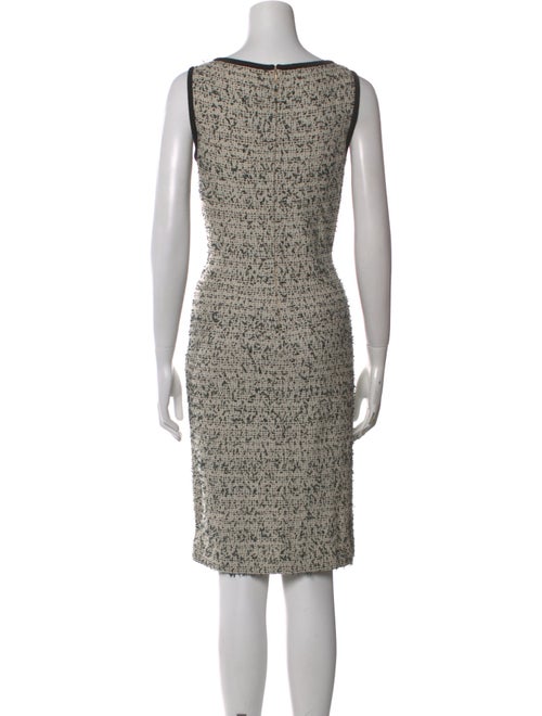 St. John Collection Bateau Neckline Knee-Length Dress