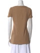 St. John Collection Wool Bateau Neckline T-Shirt