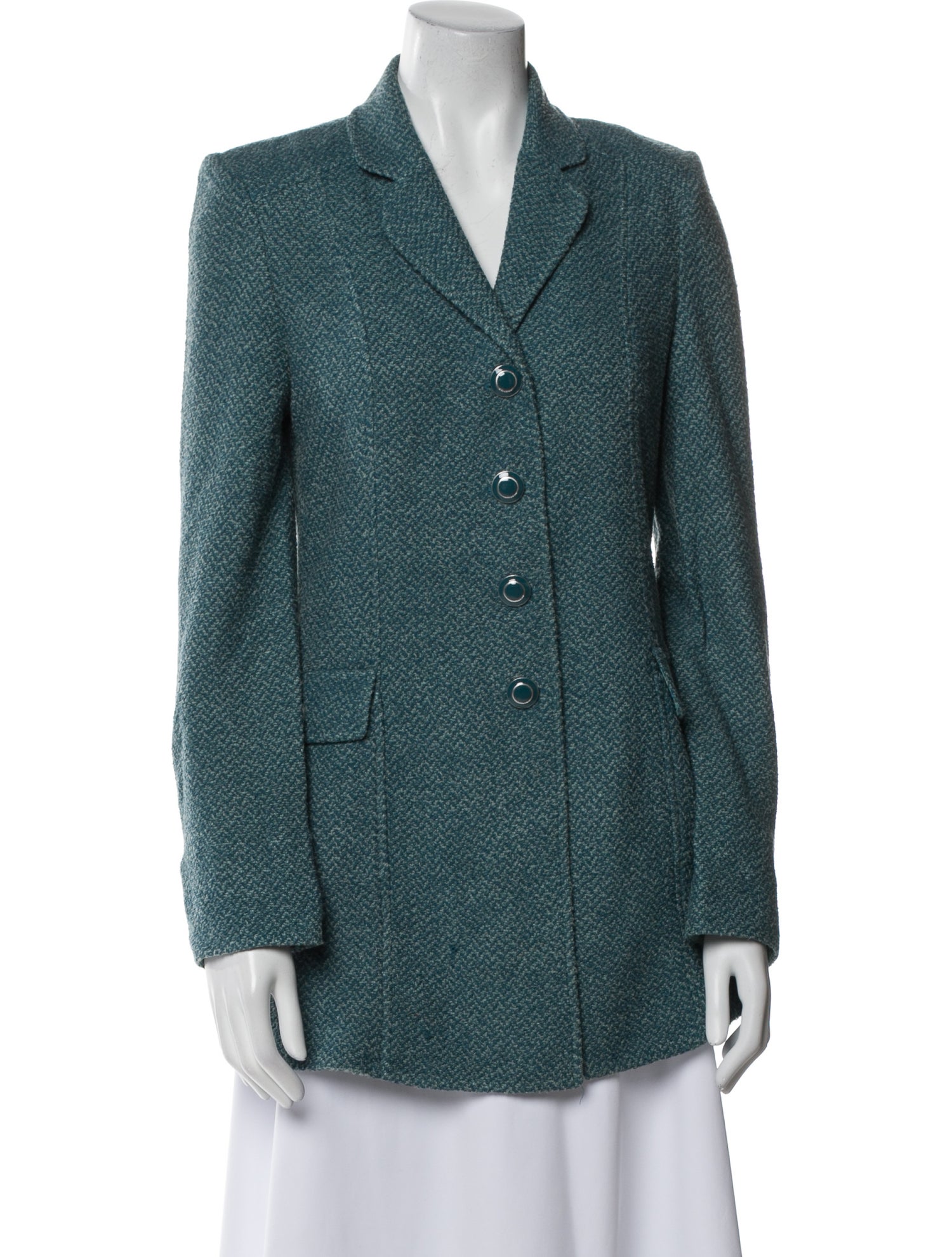 St. John Collection Wool Printed Blazer