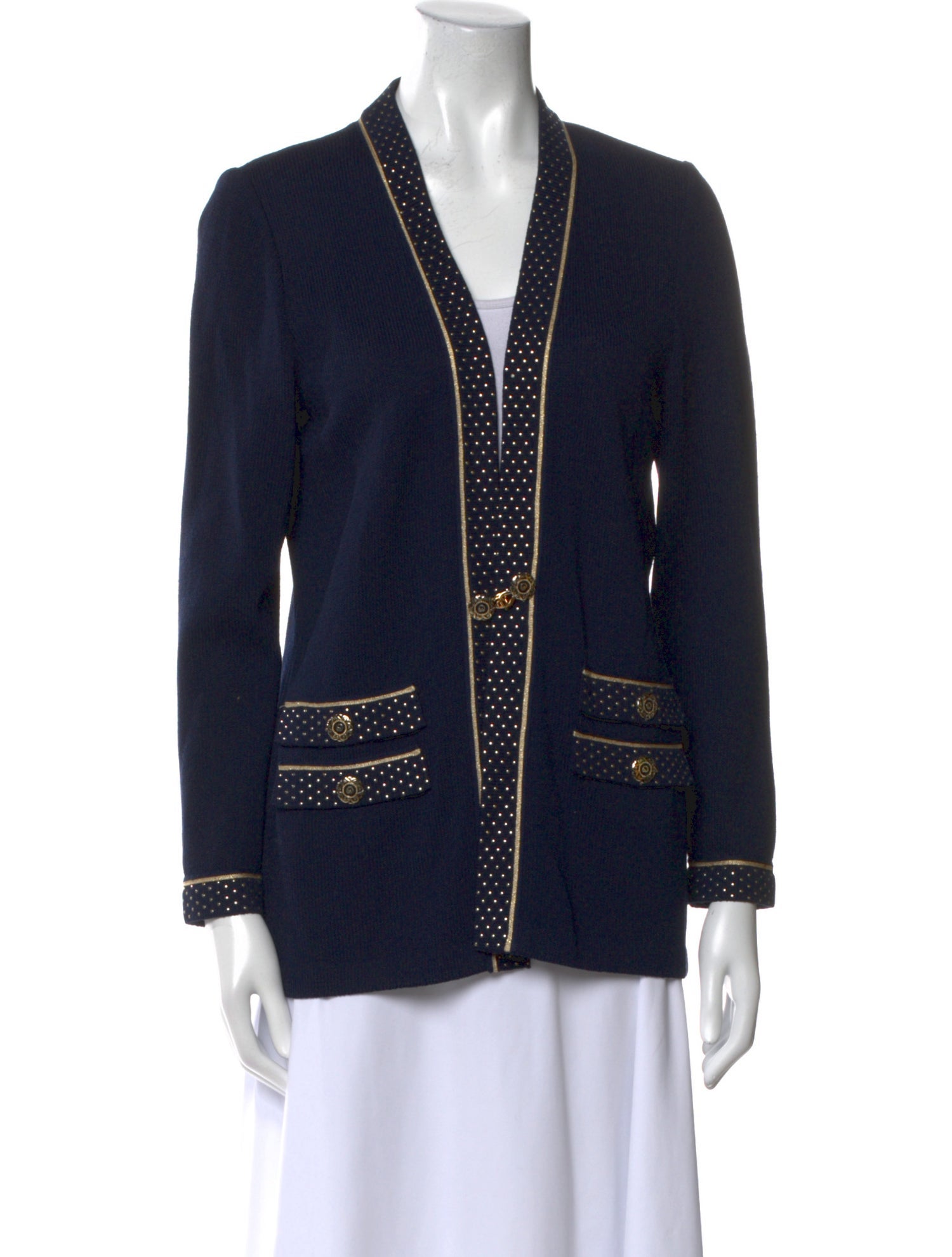 St. John Collection Open Front Sweater