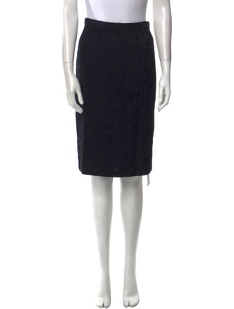 St. John Collection Wool Knee-Length Skirt