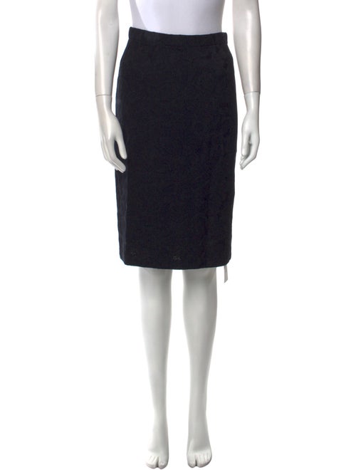 St. John Collection Wool Knee-Length Skirt