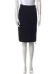 St. John Collection Wool Knee-Length Skirt