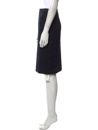 St. John Collection Wool Knee-Length Skirt