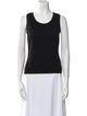 St. John Collection Wool Scoop Neck Top