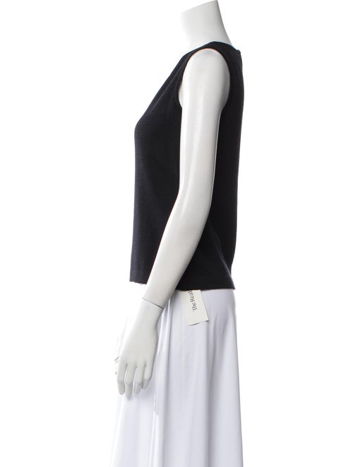 St. John Collection Wool Scoop Neck Top