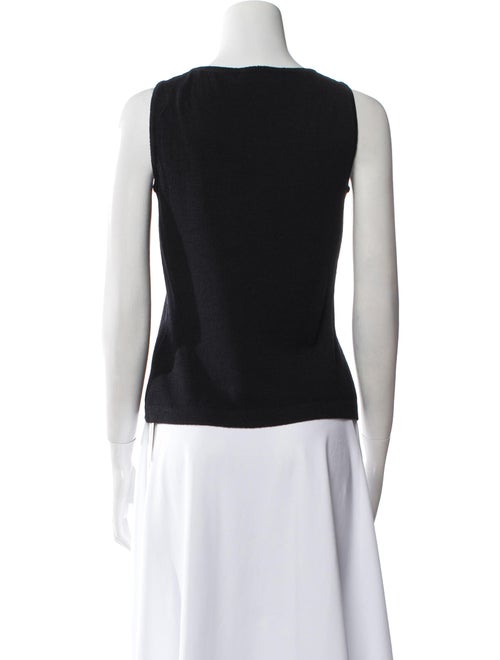St. John Collection Wool Scoop Neck Top