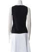 St. John Collection Wool Scoop Neck Top