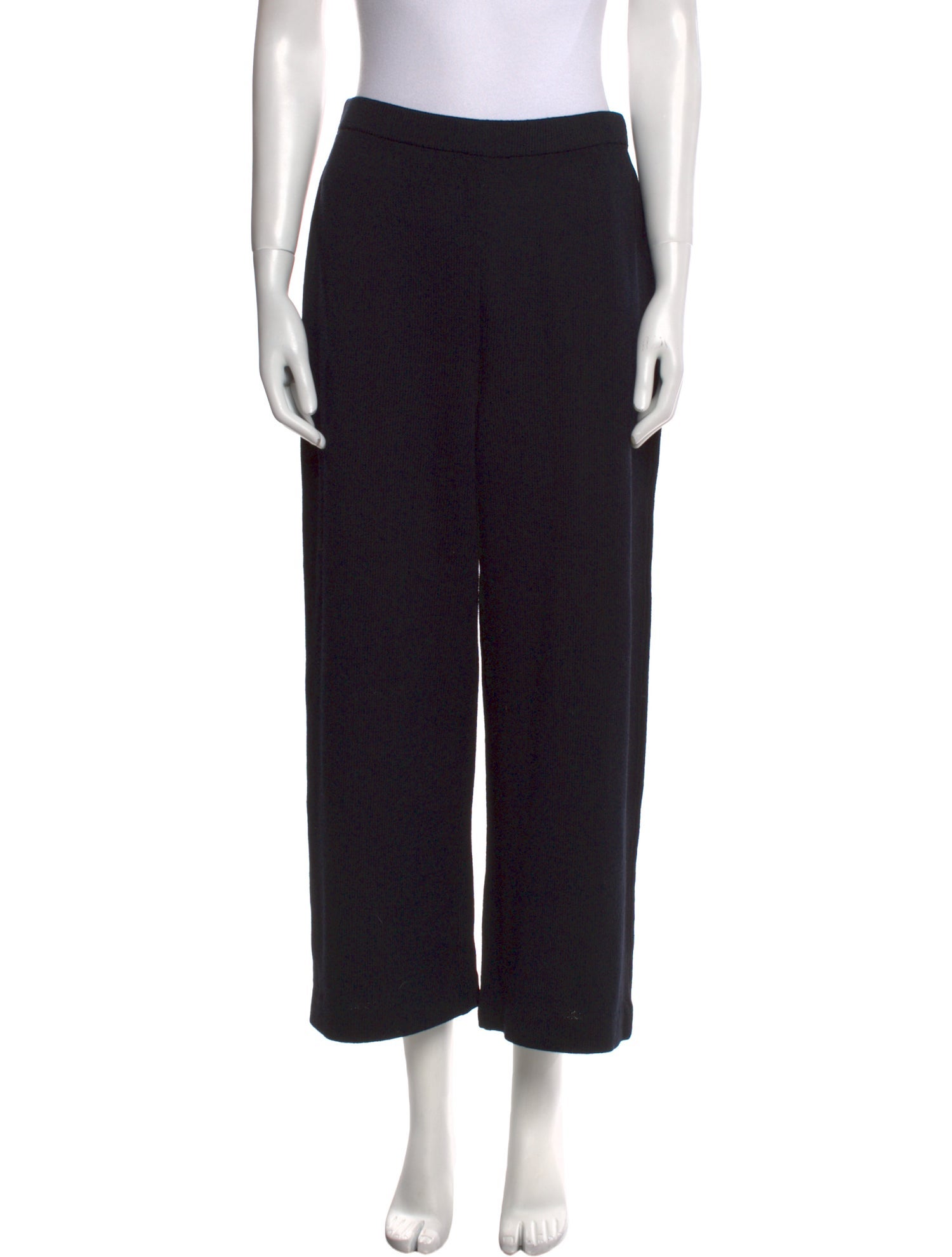 St. John Collection Wool Wide Leg Pants