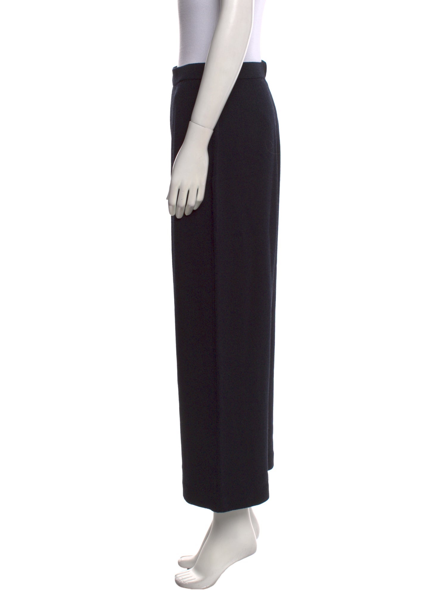 St. John Collection Wool Wide Leg Pants
