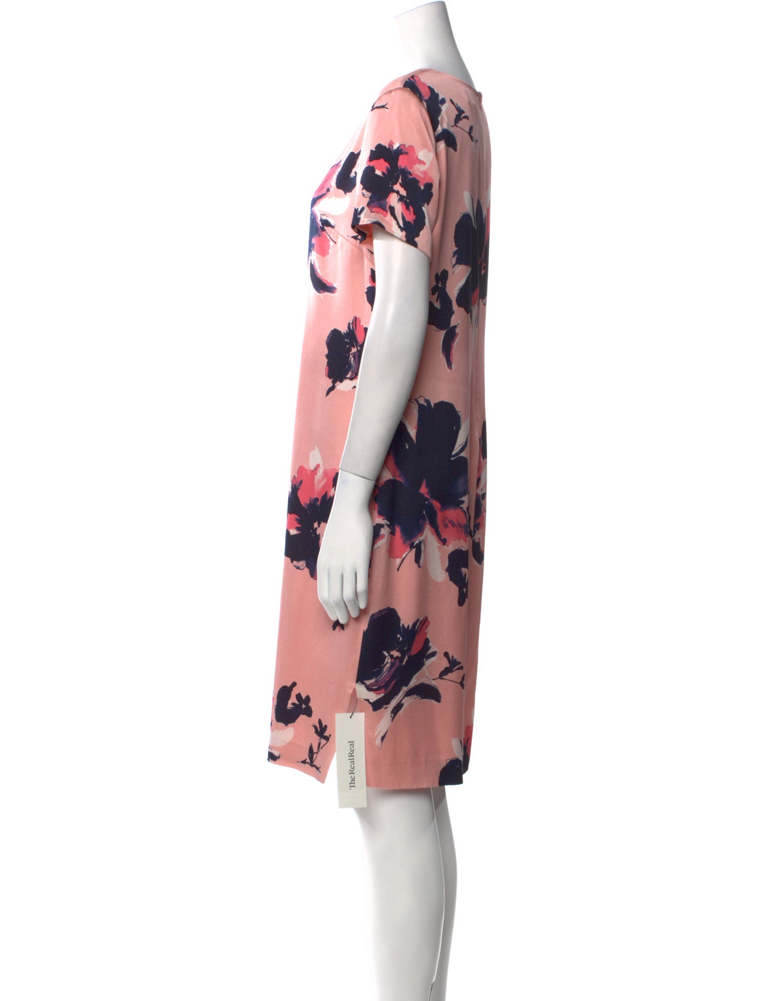 St. John Collection Silk Knee-Length Dress