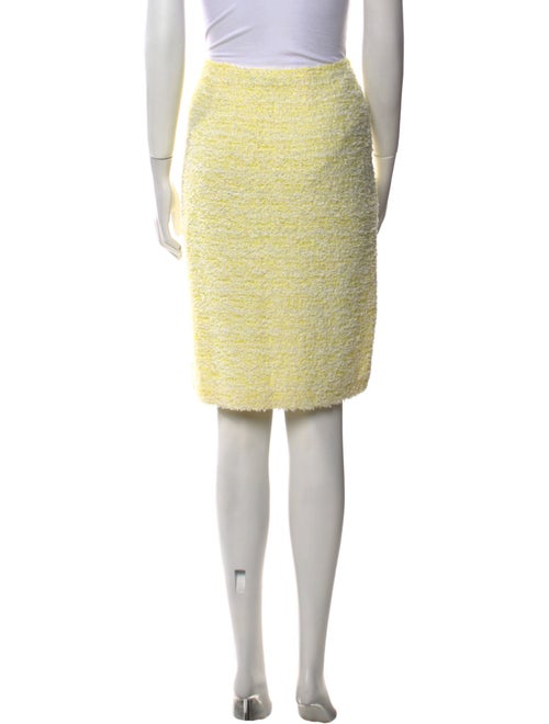 St. John Collection Tweed Pattern Knee-Length Skirt