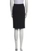 St. John Collection Pleated Accents Knee-Length Skirt