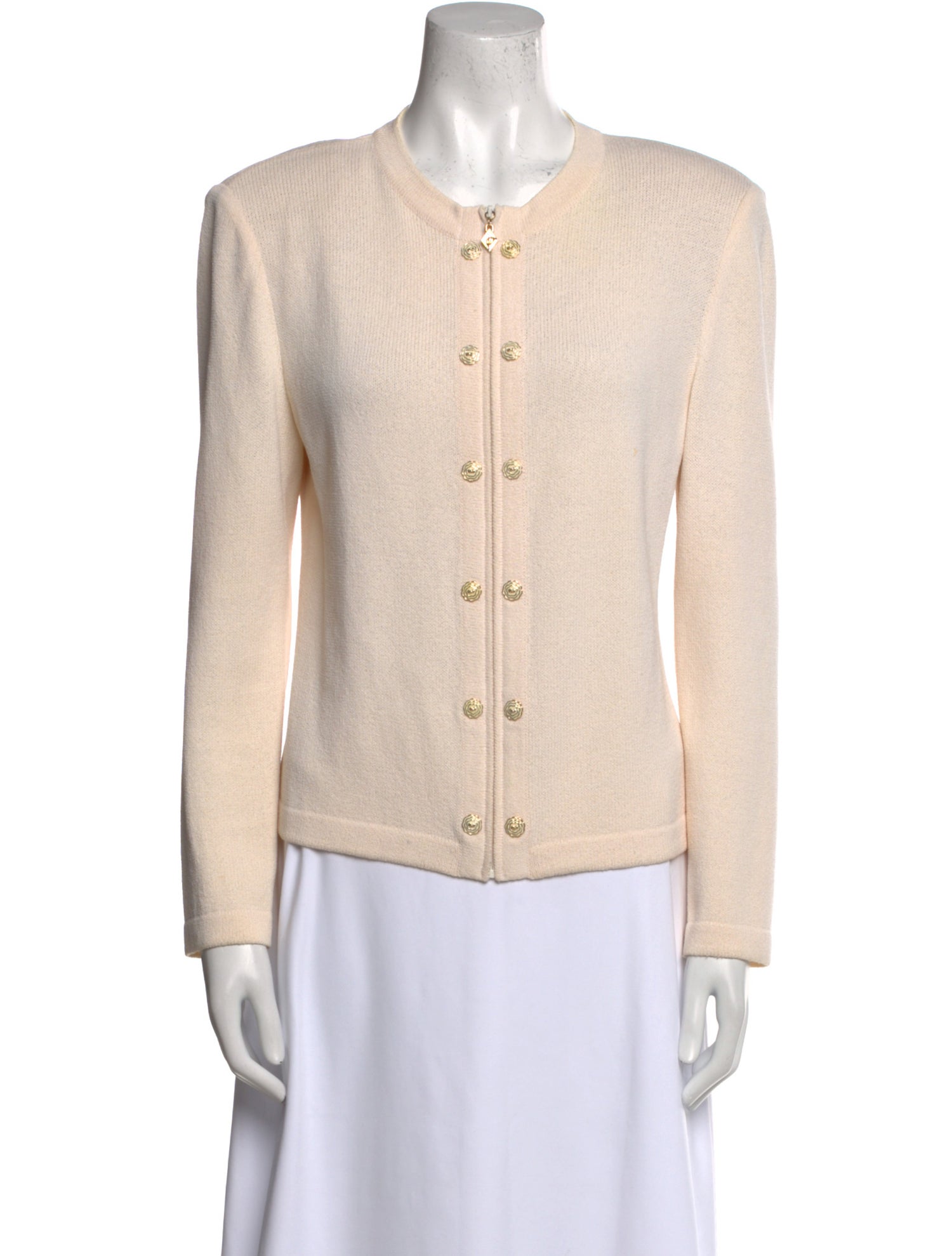 St. John Collection Wool Crew Neck Sweater