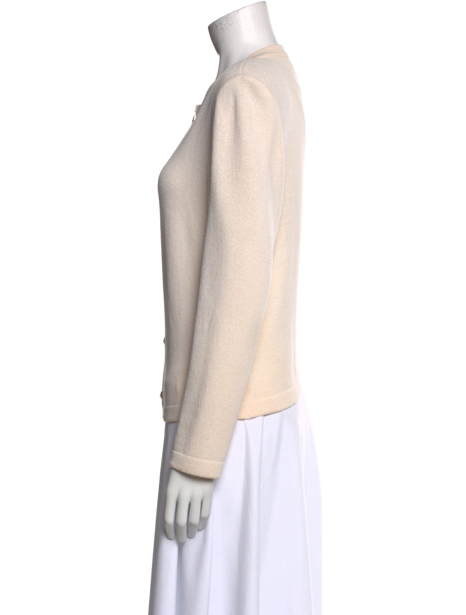 St. John Collection Wool Crew Neck Sweater