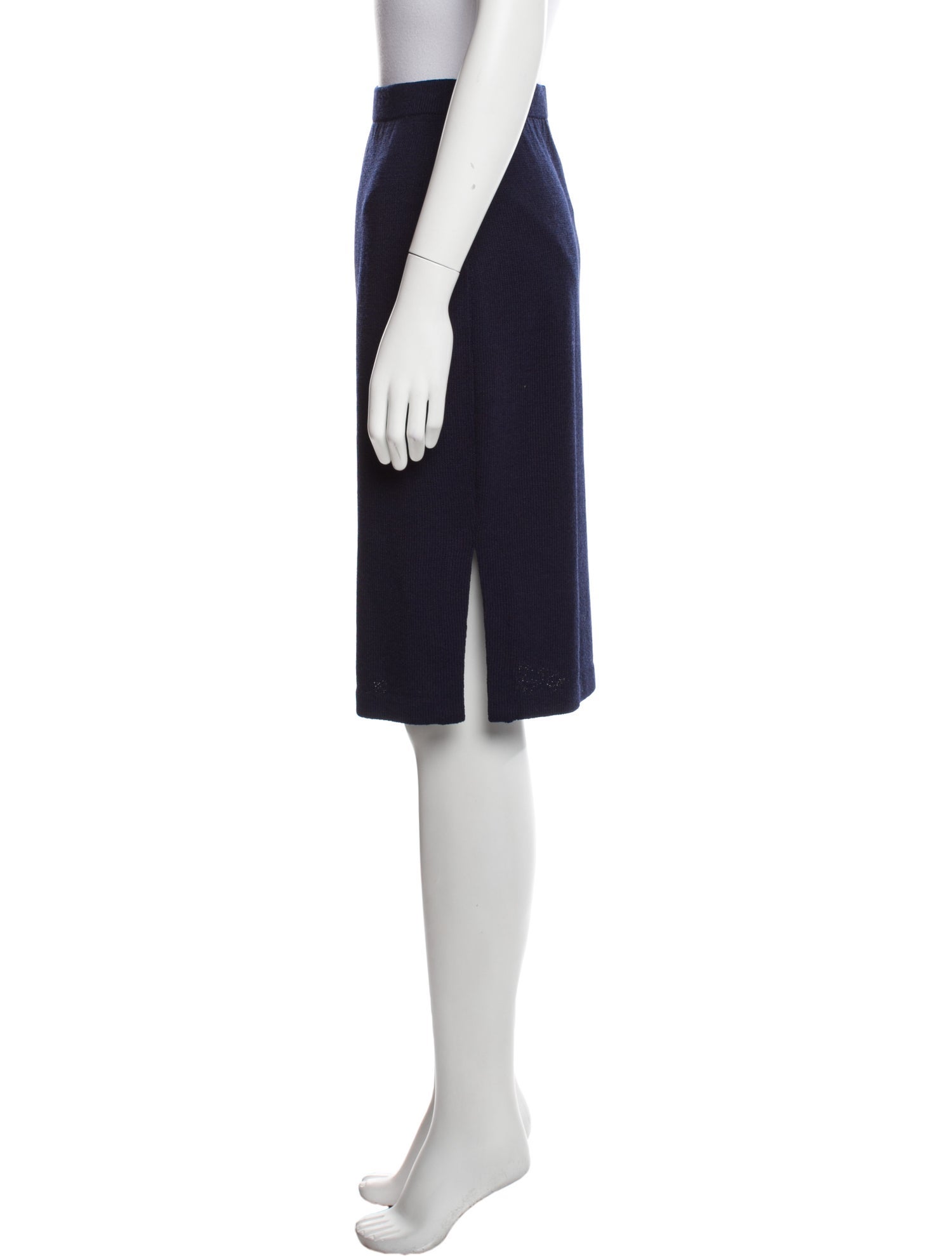 St. John Collection Wool Knee-Length Skirt w/ Tags