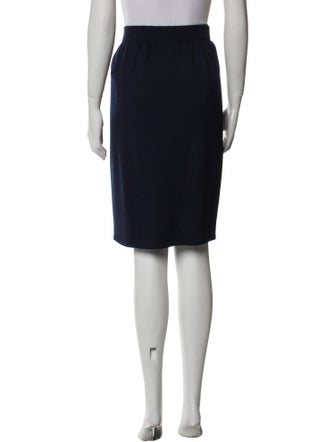 St. John Collection Wool Knee-Length Skirt