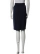 St. John Collection Wool Knee-Length Skirt