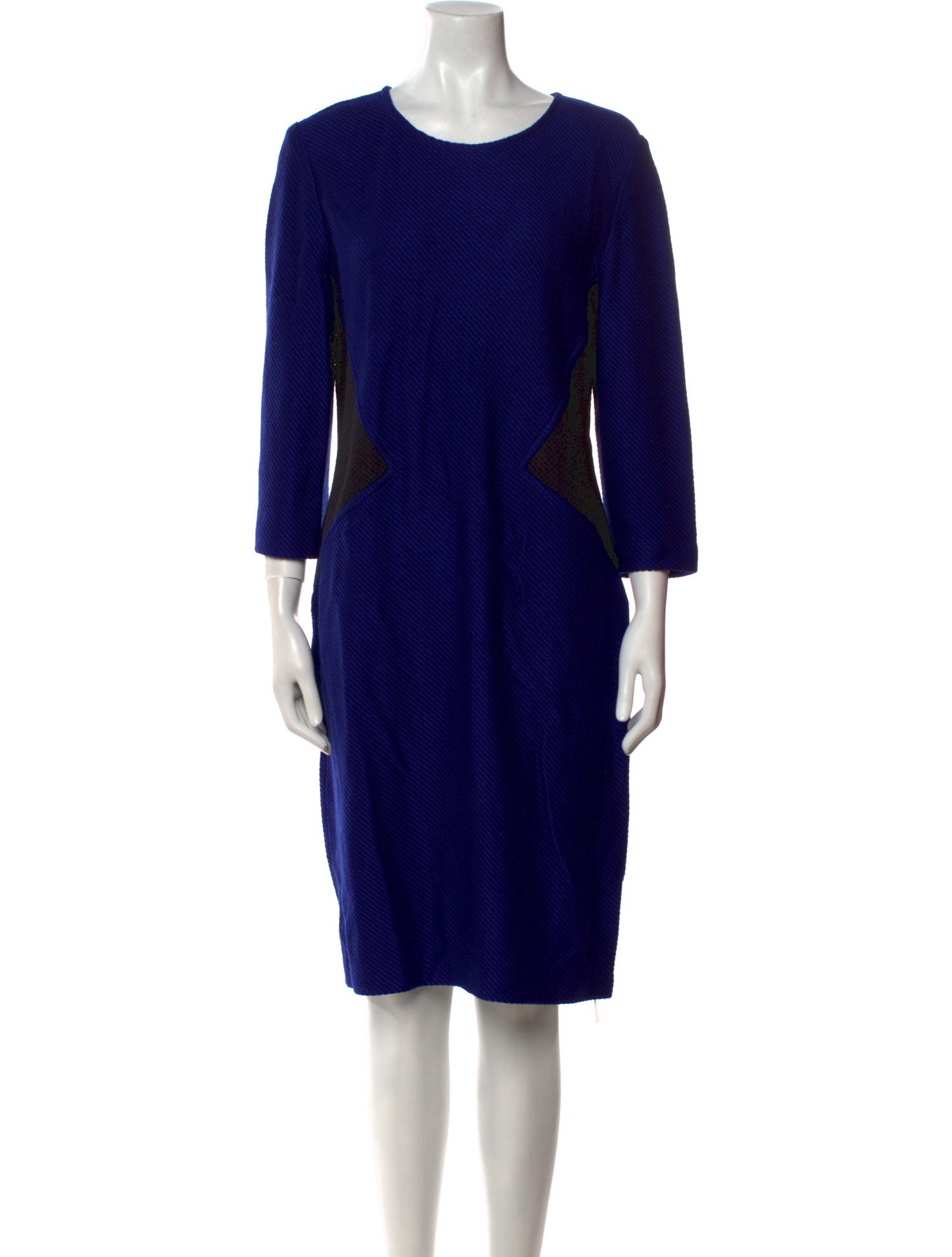 St. John Collection Crew Neck Knee-Length Dress