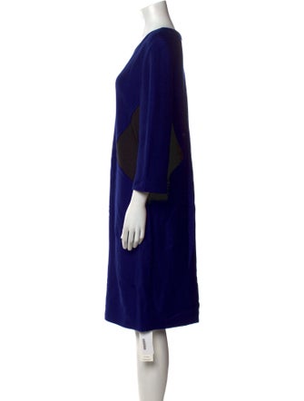St. John Collection Crew Neck Knee-Length Dress