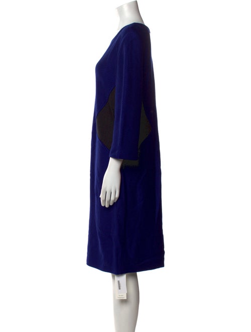St. John Collection Crew Neck Knee-Length Dress