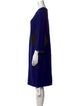 St. John Collection Crew Neck Knee-Length Dress