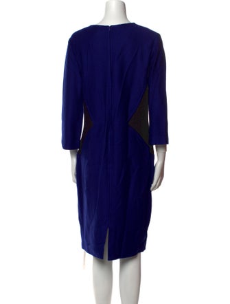St. John Collection Crew Neck Knee-Length Dress