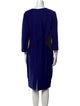 St. John Collection Crew Neck Knee-Length Dress
