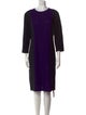 St. John Collection Wool Knee-Length Dress