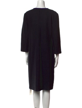 St. John Collection Wool Knee-Length Dress
