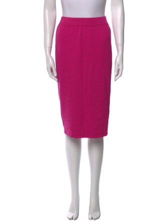St. John Collection Wool Knee-Length Skirt