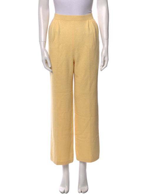 St. John Collection Wool Wide Leg Pants