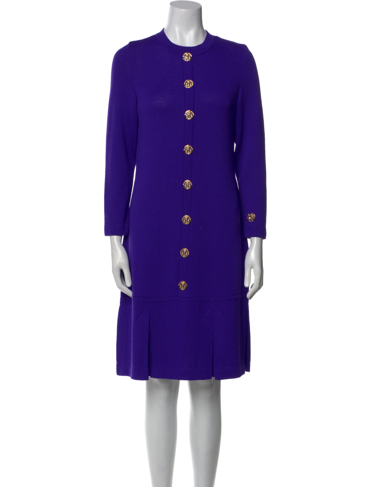 St. John Collection Crew Neck Long Dress