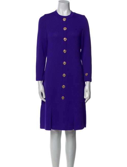 St. John Collection Crew Neck Long Dress