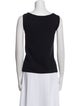 St. John Collection Scoop Neck Sleeveless Top