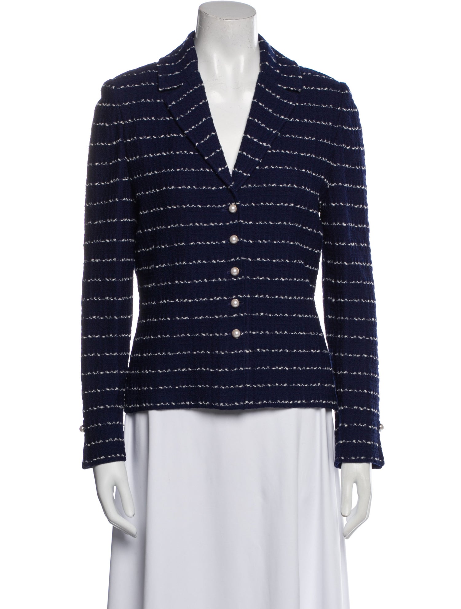 St. John Collection Striped Blazer