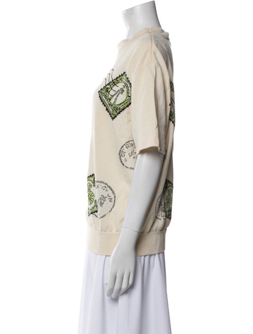 St. John Collection Wool Printed Sweater